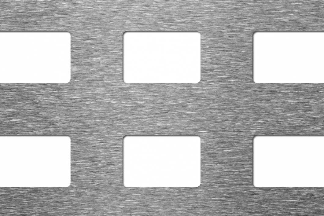 Rechthoek Geperforeerde plaat Aluminium